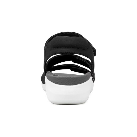 Easy Spirit Weber Women’s Sporty Sandals Light Wedge Comfort Walking Black 7.5 M - Picture 4 of 5